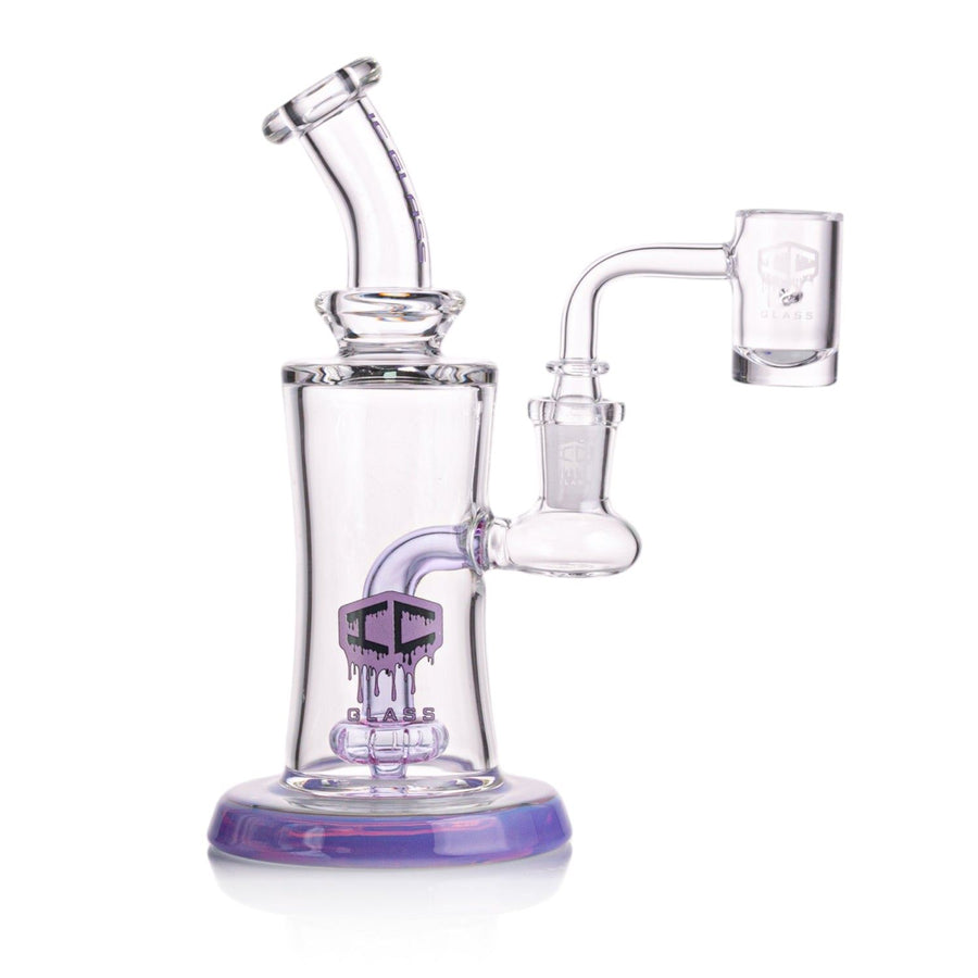 IC Glass Thick Glass Dab Rig comes with banger