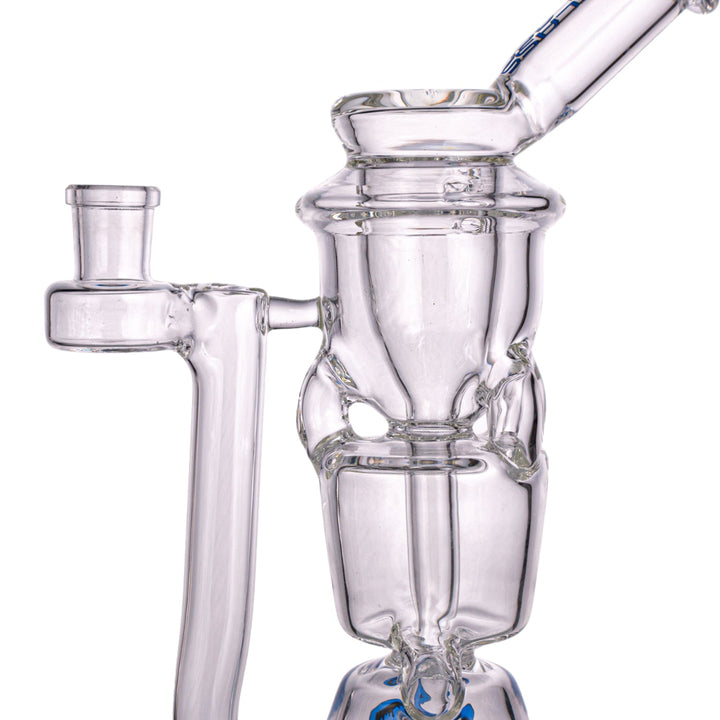 Best IC Glass recycler bong online with drain function feature