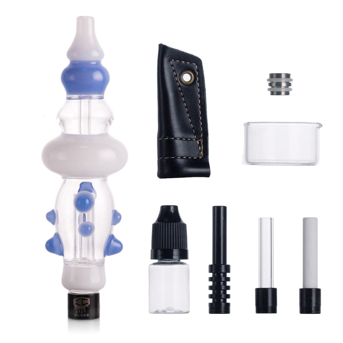 IC GLASS WAX WHIFF kit with 6 accessories and adapter for Huni Badger