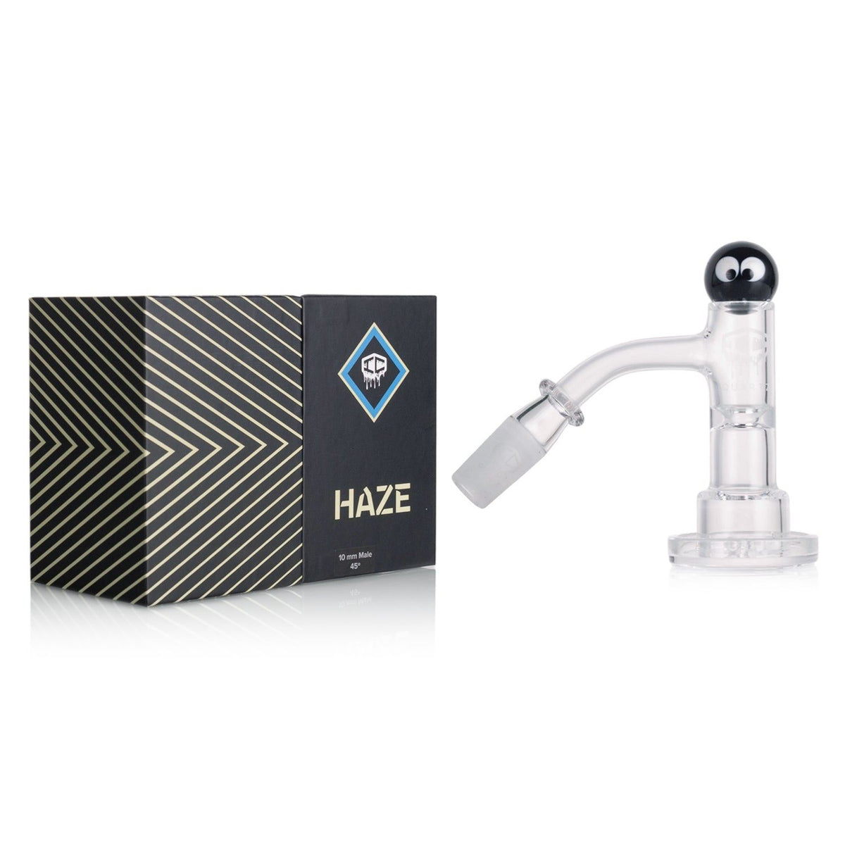 IC Quartz Haze 14mm male 45 degree quartz banger for dabbing