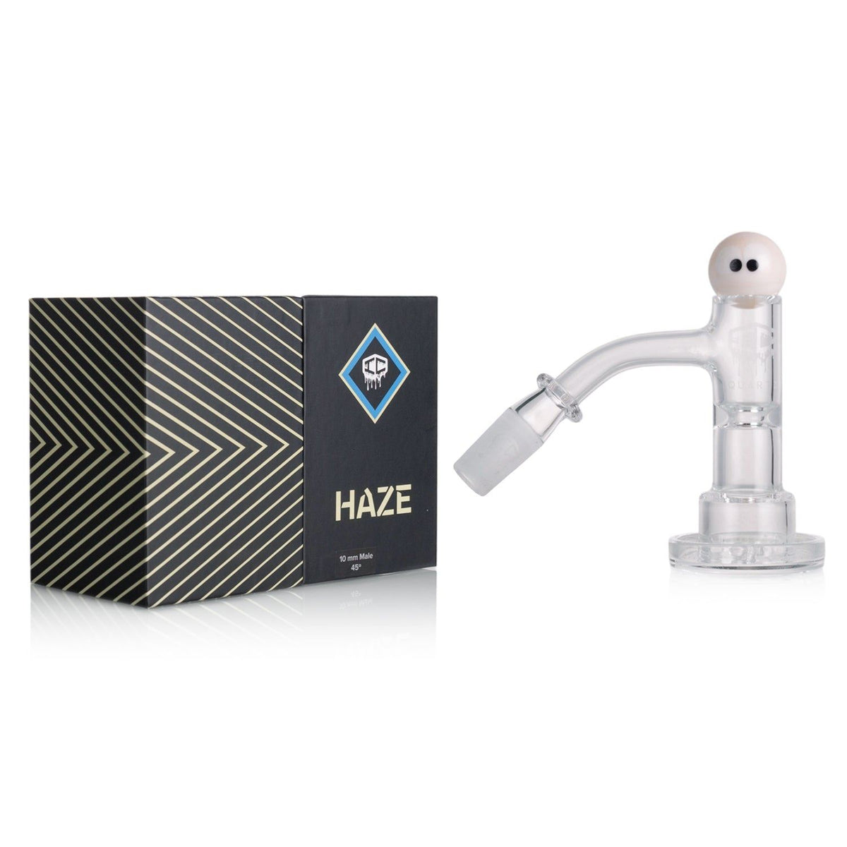 IC Quartz Haze 45 degree banger joint detail