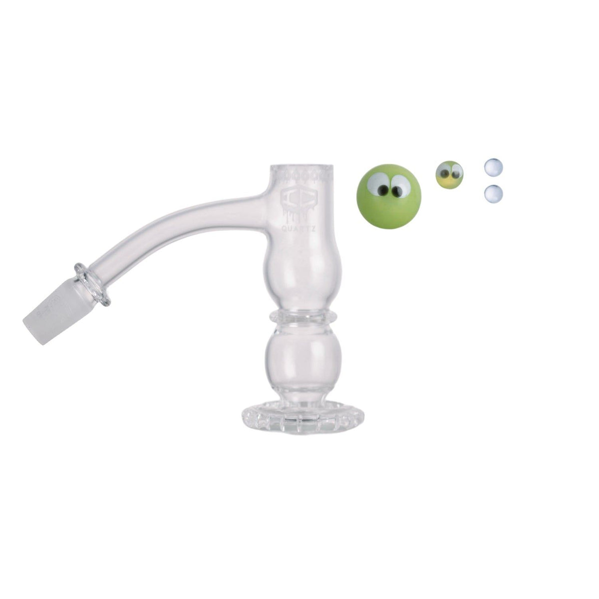 IC Quartz Odyssey quartz banger with terp ball grabber