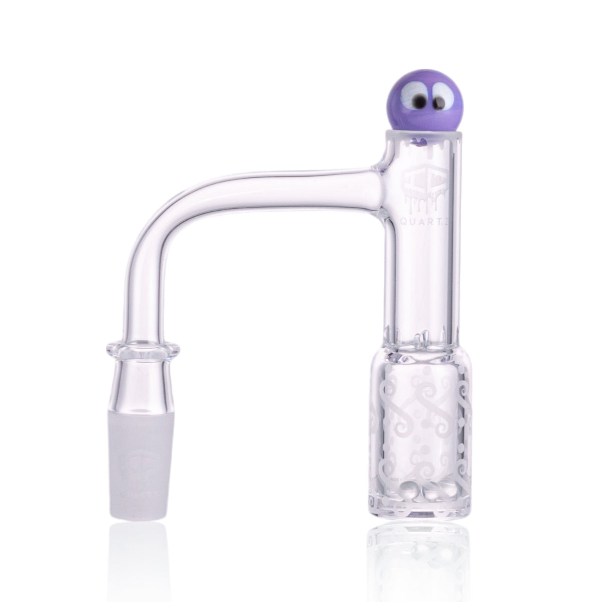 IC Quartz -Purity QX | 14mm 90D | Banger| Includes Carb Caps, Terp Balls - IC GLASS