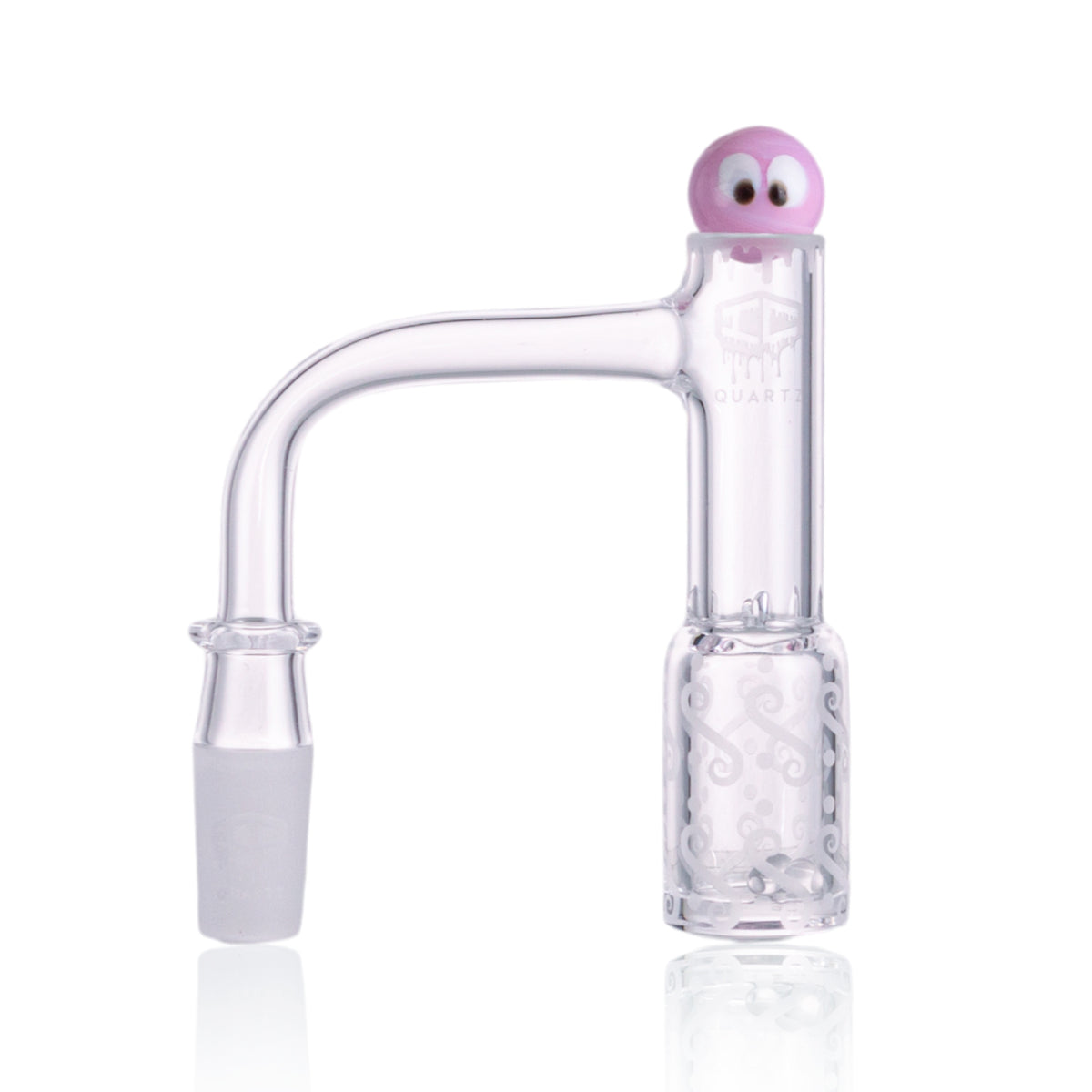 IC Quartz -Purity QX | 14mm 90D | Banger| Includes Carb Caps, Terp Balls - IC GLASS