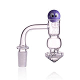 IC GLASS - AGASSIZ| 14mm Male 90D Banger| Includes Carb Cap, Terp Balls & Sticker