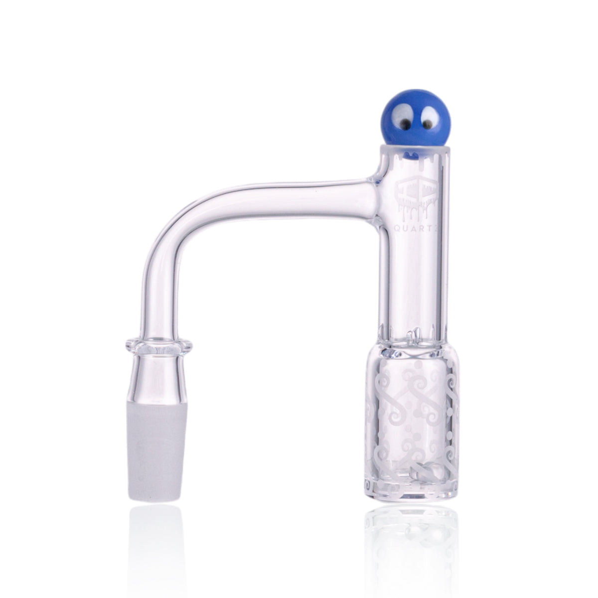 IC Quartz -Purity QX | 14mm 90D | Banger| Includes Carb Caps, Terp Balls - IC GLASS