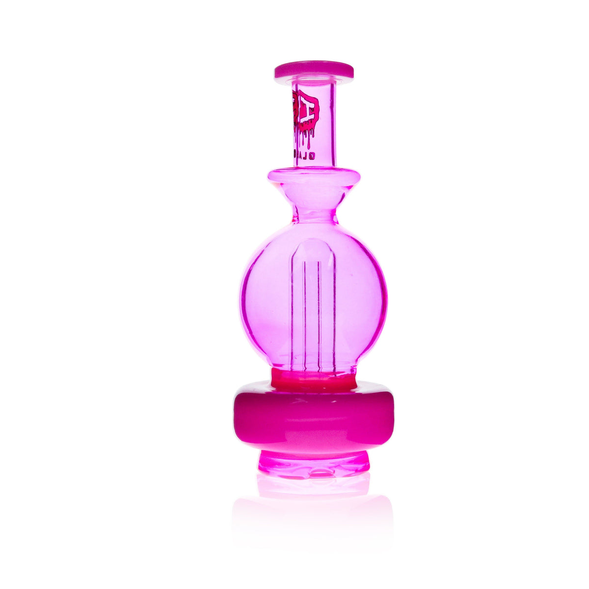 IC Glass - Puffco Peak/Peak Pro Glass Attachment | Neon Orb Rig | Circle Perc | Fits All Versions of Puffco