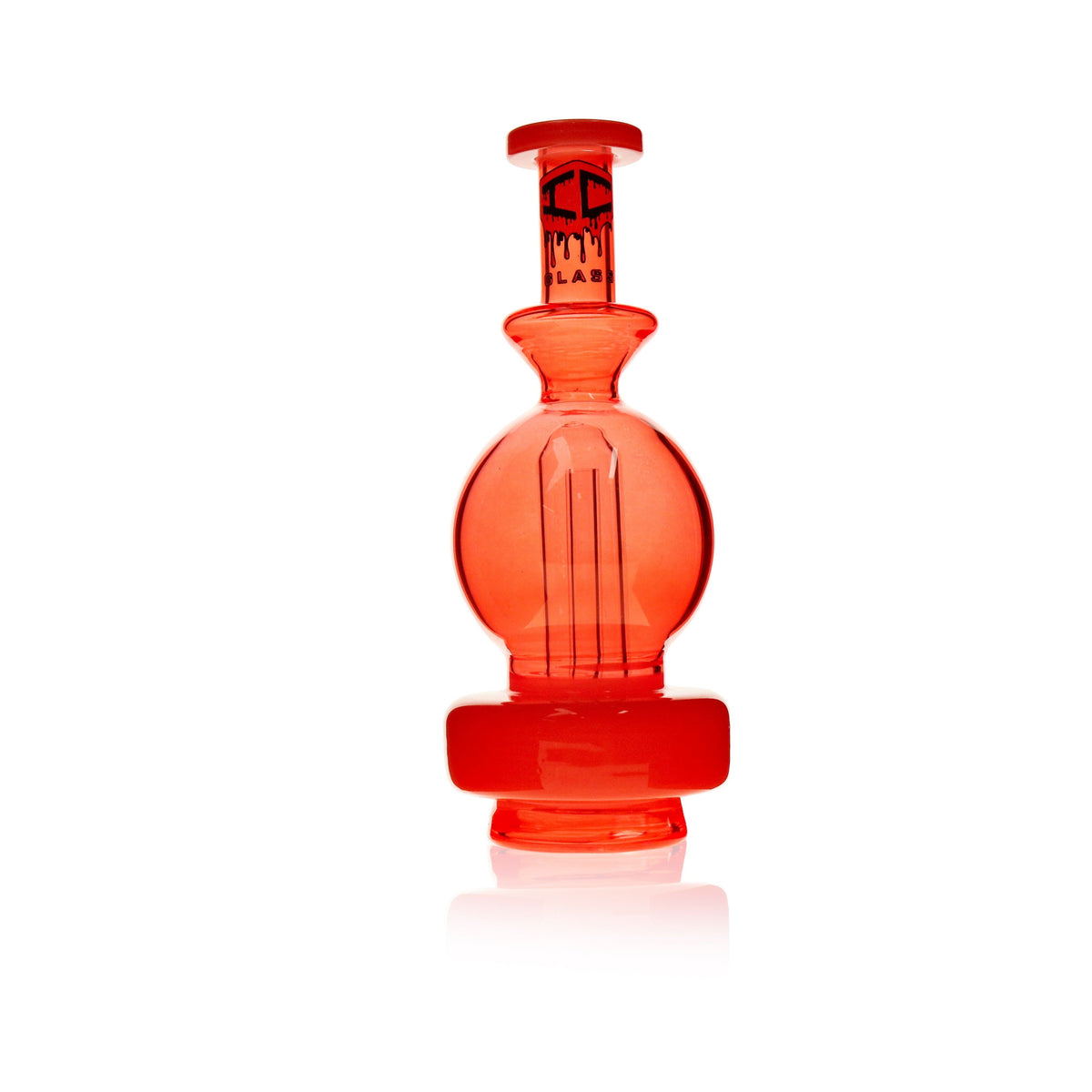 IC Glass - Puffco Peak/Peak Pro Glass Attachment | Neon Orb Rig | Circle Perc | Fits All Versions of Puffco