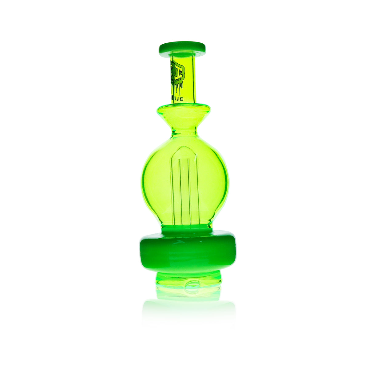 IC Glass - Puffco Peak/Peak Pro Glass Attachment | Neon Orb Rig | Circle Perc | Fits All Versions of Puffco