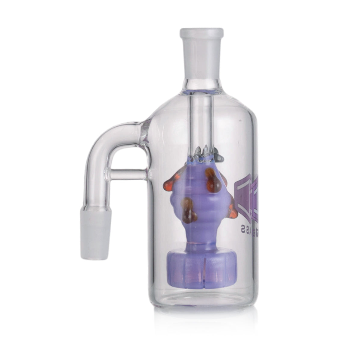 IC Glass - 14MM 90° Ash Catcher with Honey Drip & Honeybee Design