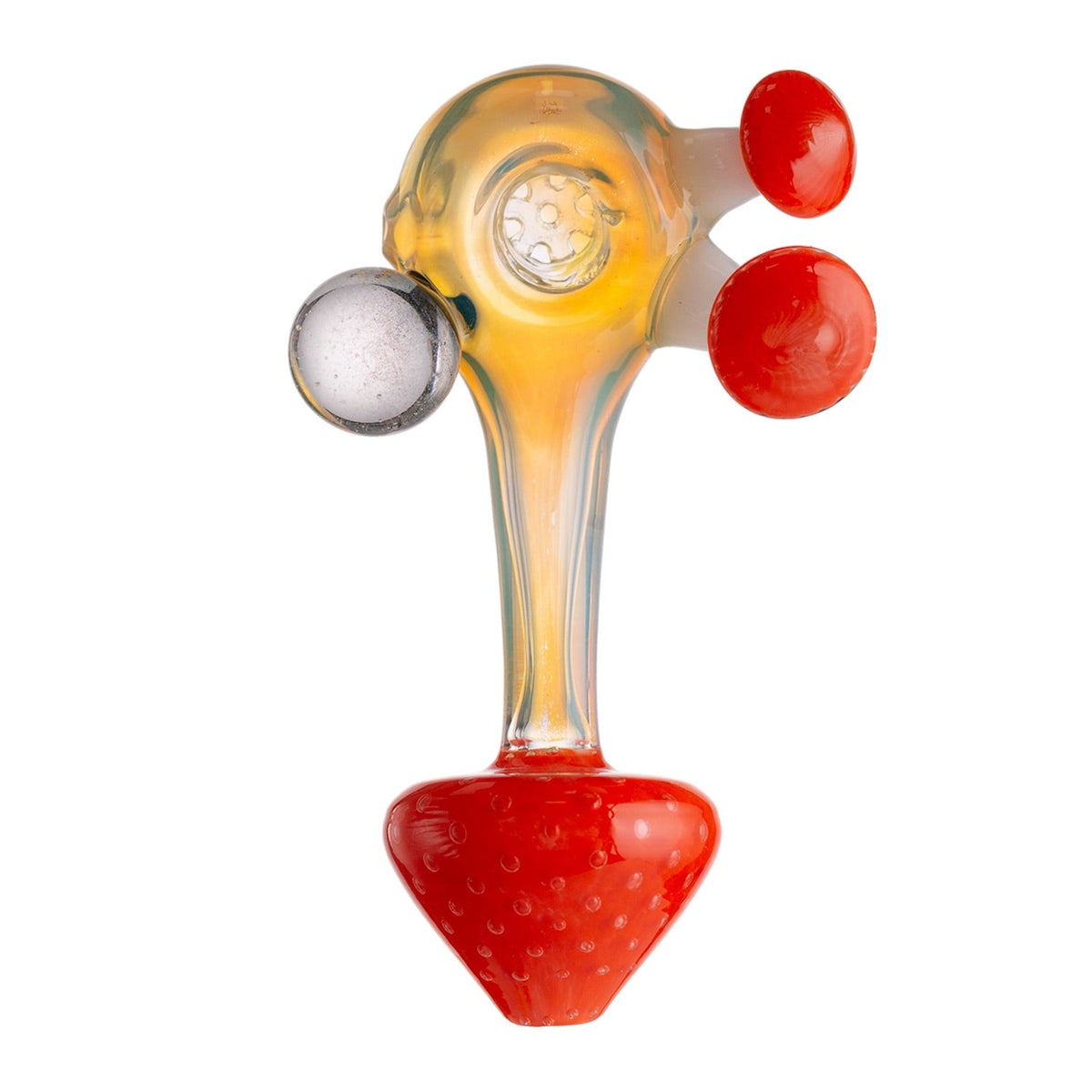 Built-in screen closeup inside easy clean smoking pipe Mushy model