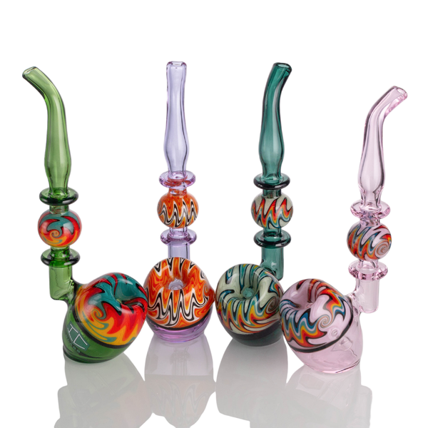 IC Glass Cannabique | Wig Wag Bubbler | 7" | Sherlock