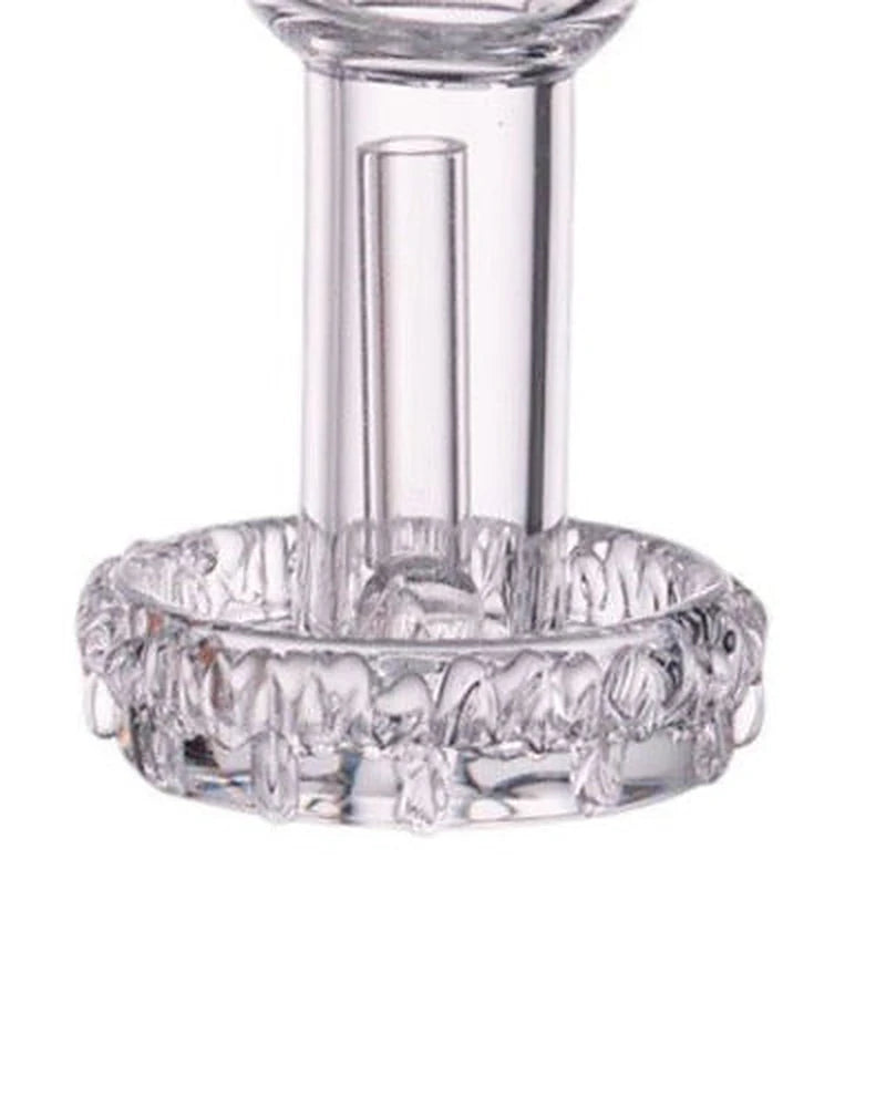 The dish of the Luminous B banger with its dripping glass edge